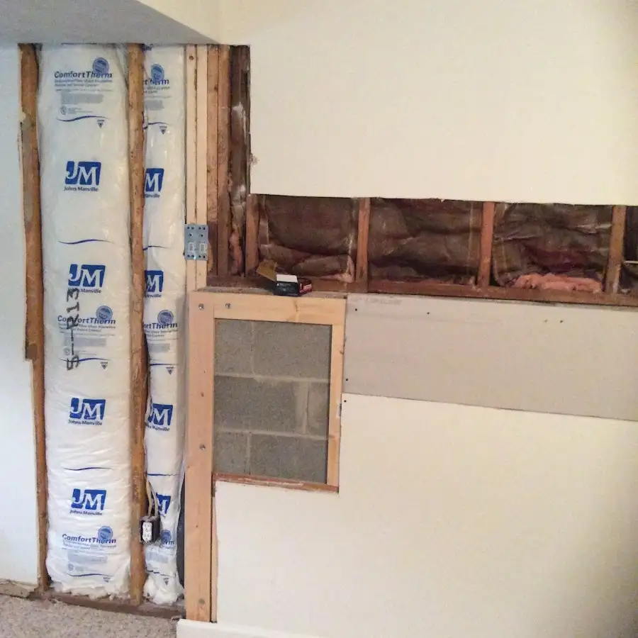 Wall insulation replacement during Structural Drying in East Honolulu